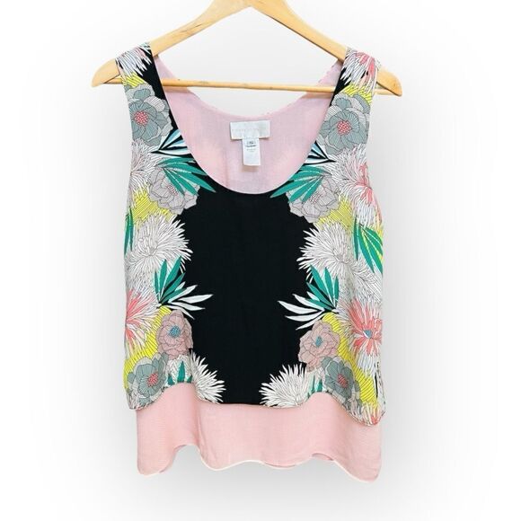 Anthropologie Corey Lynn Calter Anana Tank Top Layered Slit Back Size Small - Picture 3 of 4